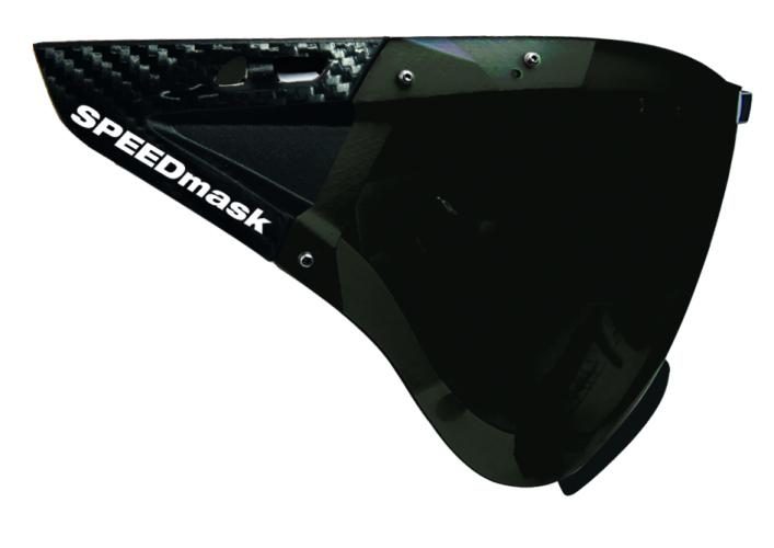 Casco SPEEDmask Carbonic Visier - grau