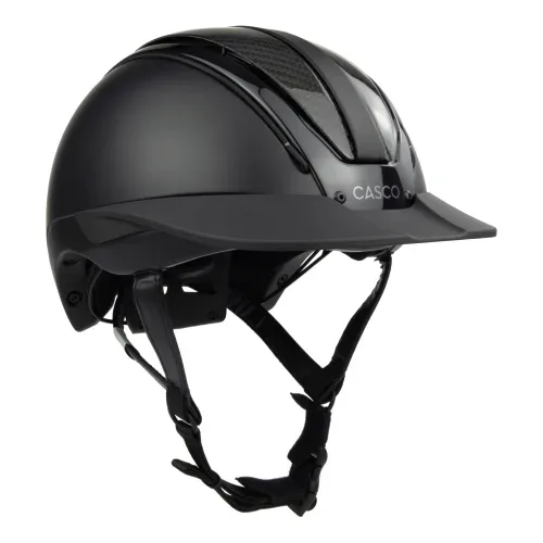 Casco DUELL one Carbon Reithelm - black
