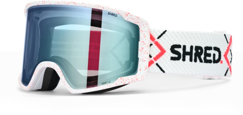 SHRED. CODIFY SNOW GOGGLES - bigshow white/rust - CBL 2.0 ice mirror