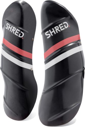 SHRED. CARBON SHIN GUARDS - M SKI RACE PROTECTION - carbon/rust