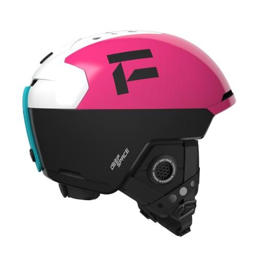 Flaxta Skihelm Deep Space Junior - Bright Pink