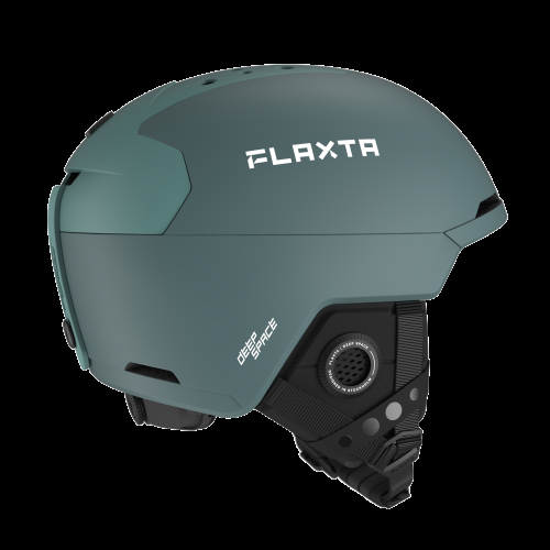 Flaxta Skihelm Deep Space - Aqua Green