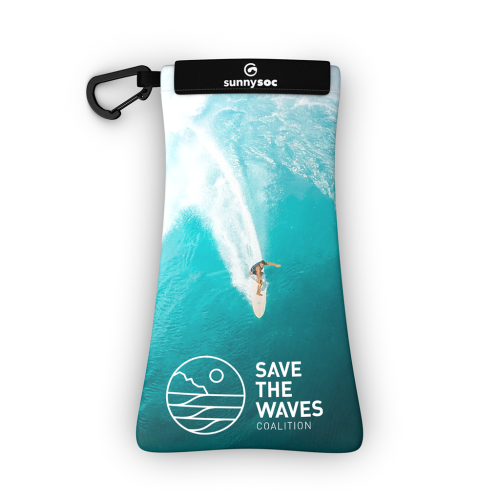 Gogglesoc Save the waves Sunnysoc - blau
