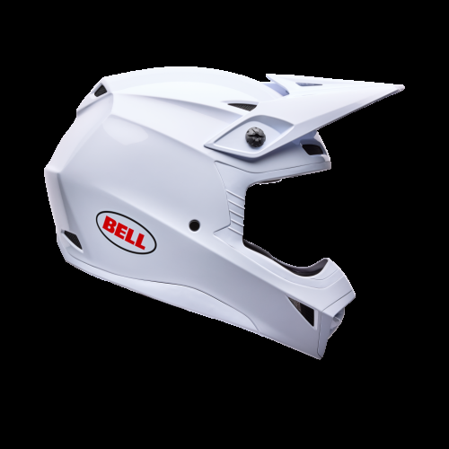 Bell Moto Yth Mx-10 Mips Solid Motocross Helm - weiss