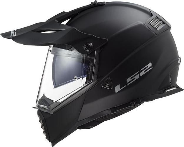 LS2 MX436 Pioneer Evo Solid Helmet - matt black