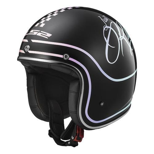 LS2 OF583 Bobber Rusty Helmet - schwarz