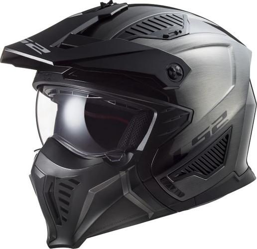 LS2 OF606 Drifter Jeans Helmet - jeans titanium