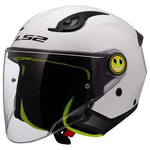 LS2 OF622 Funny 2 Solid Helmet - white