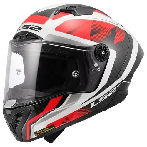 LS2 FF805 Thunder GP Aero Raute Helmet - red