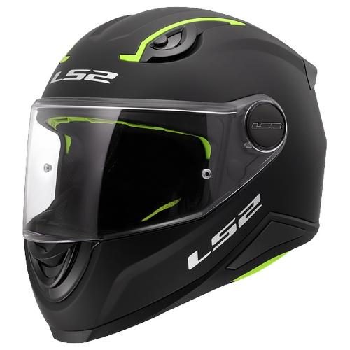 LS2 FF812 Kid Solid Helmet - matt black