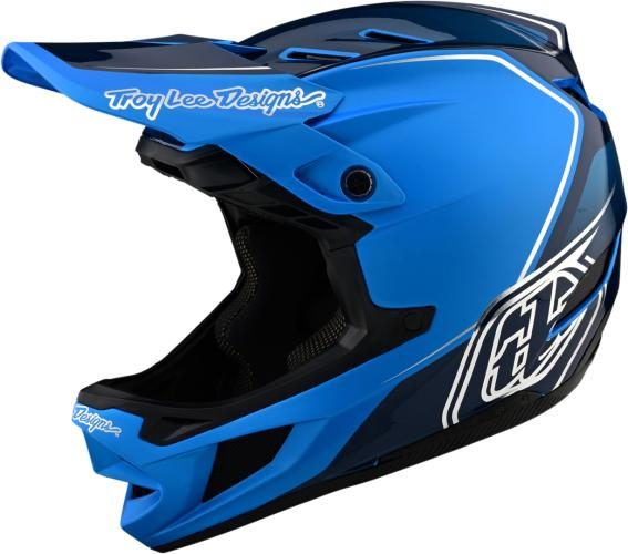 Troy Lee Designs D4 Polyacrylite Helmet - Shadow blau