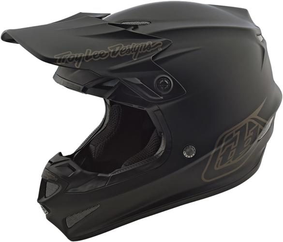 Troy Lee Designs SE4 Polyacrylite Helmet - Mono Black schwarz