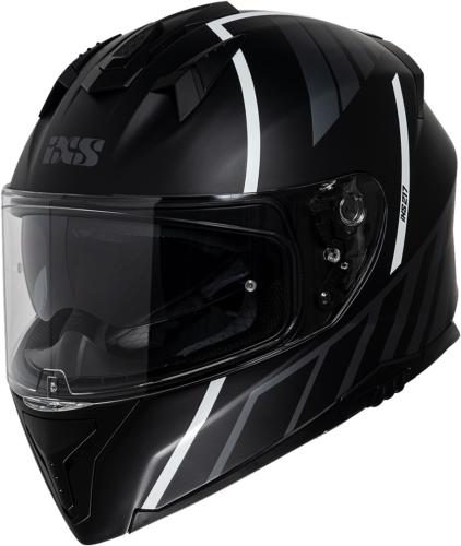 iXS Integralhelm iXS217 2.0 - matt schwarz-weiss