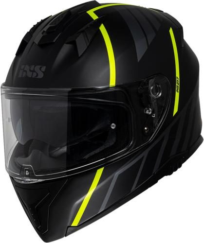iXS Integralhelm iXS217 2.0 - matt schwarz-gelb fluo
