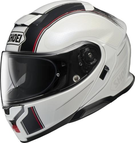 SHOEI Klapphelm Neotec 3 Satori TC-6 - weiss-schwarz-rot