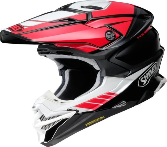 SHOEI Motocrosshelm VFX-WR 06 JAMMER TC-1 - rot-weiss-schwarz