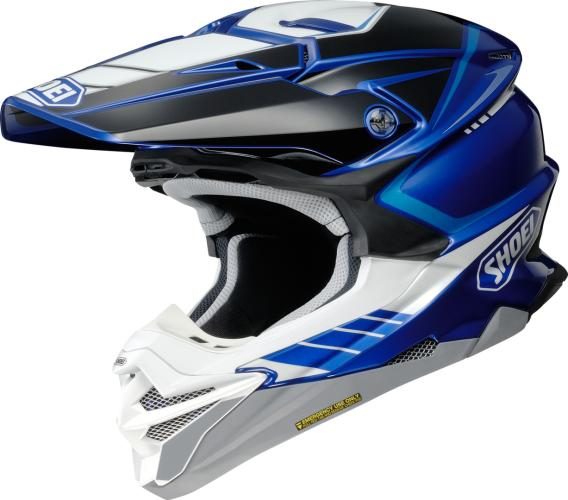 SHOEI Motocrosshelm VFX-WR 06 JAMMER TC-2 - blau-schwarz-weiss