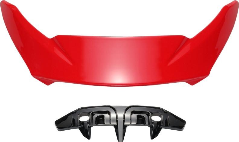 SHOEI Vent. Auslass hinten - s. rot