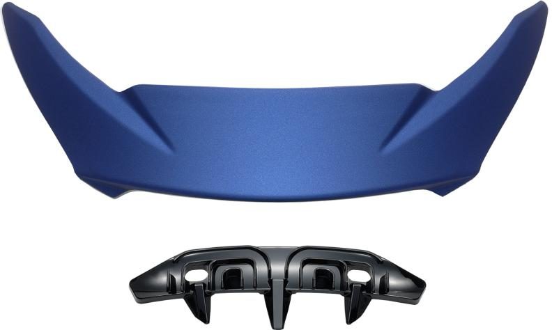 SHOEI Vent. Auslass hinten - mt. blau met.