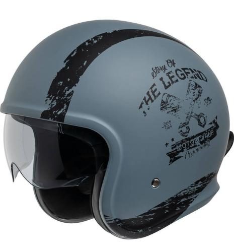 iXS 880 2.0 Jethelm - grau matt-schwarz
