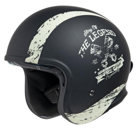 iXS 880 2.0 Jethelm - schwarz matt-elfenbein