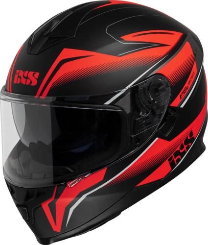 iXS HX 1100 2.3 Integralhelm - schwarz matt-rot