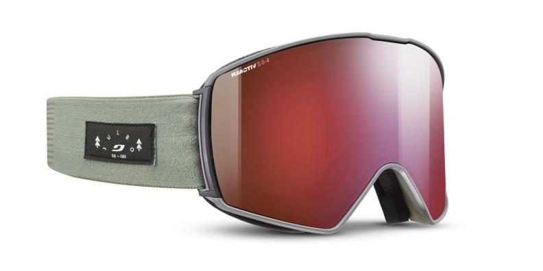 Julbo Skibrille Launcher - grün, reactiv 0-4 high contrast, hell
