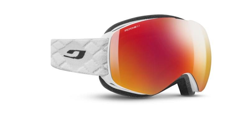 Julbo Skibrille Proxima - weiß, spectron 3 glare control, zinnoberrot