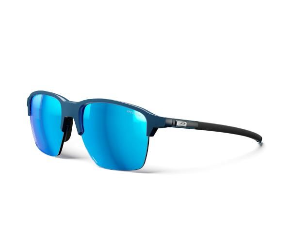 Julbo Sportbrille Crossline - blau / blau durchscheinend glänzend, rauchgrau