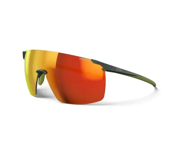 Julbo Sportbrille Faster L - grün army, gelb