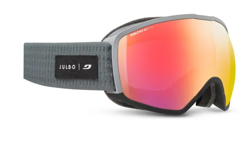 Julbo Skibrille Hit - grau / schwarz, zinnoberrot