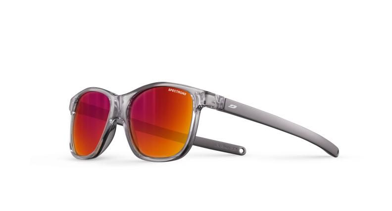 Julbo Kinder Sonnenbrille Turn 2 - grau durchscheinend glänzend / grau matt, rauchgrau