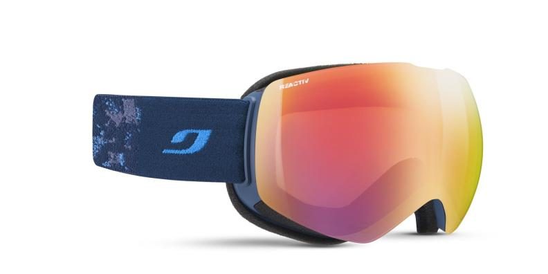 Einzelstück Julbo Skibrille Shadow - blau, reactiv 1-3 high contrast, flash rot