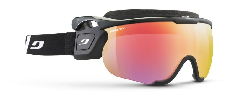 Julbo Skibrille Sniper Evo M - schwarz, reactiv 1-3 high contrast, flash rot