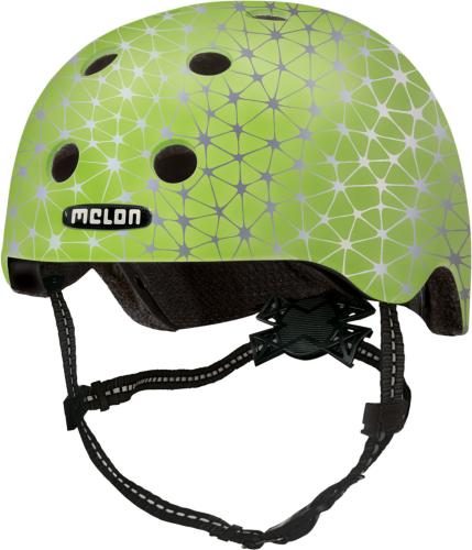 Melon Helm Toddler Magic Reflective Synapse grün - xxs