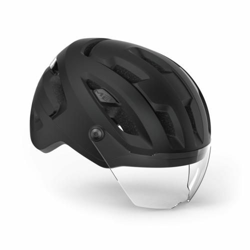 Einzelstück Met Velohelm Intercity MIPS - Black, Matt Glossy