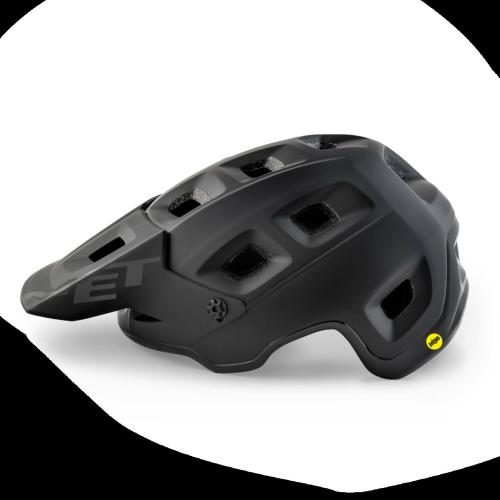Met Velohelm Terranova MIPS - Black, Matt Glossy