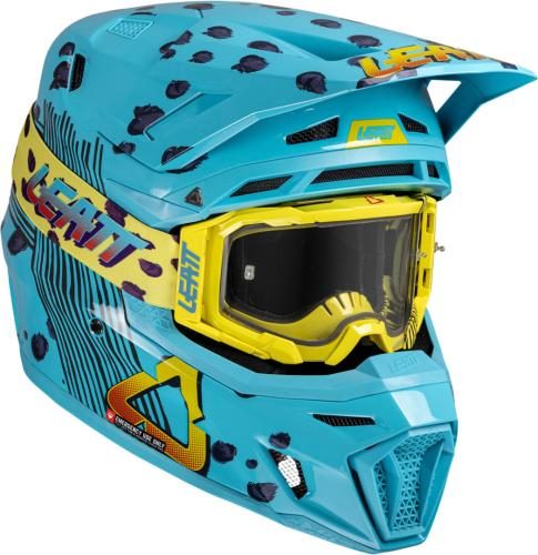 Leatt Helmet Kit Moto 8.5 V25 - blau-lila-gelb