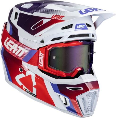Leatt Helmet Kit Moto 8.5 V25 - rot-weiss-blau