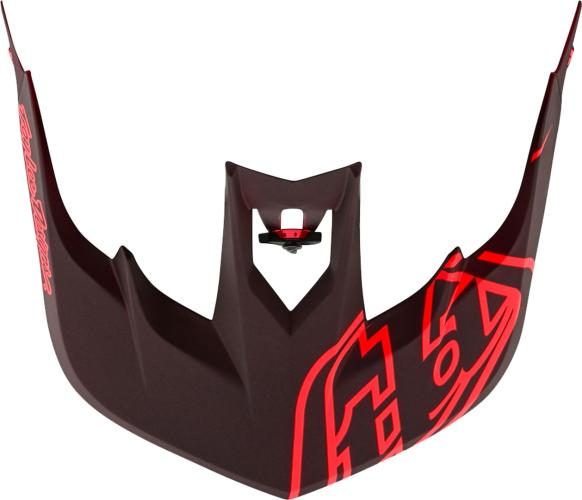 Troy Lee Designs Stage Visor - SRAM Vector - red rot