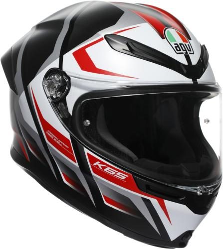 AGV Integralhelm K6 S Karve matt - schwarz-weiss-rot