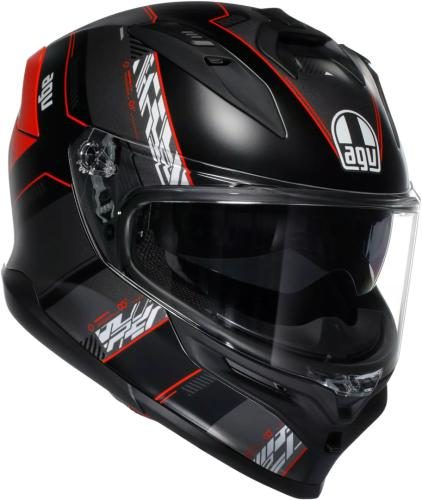 AGV Integralhelm K7 Kyber - schwarz-rot
