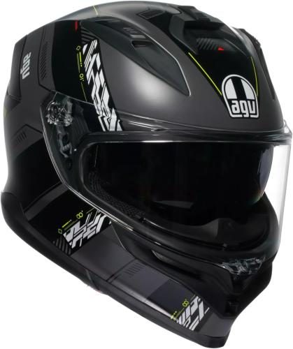 AGV Integralhelm K7 Kyber matt - grau-gelb