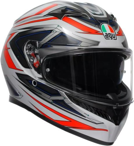 AGV Integralhelm K3 Space matt - weiss-rot