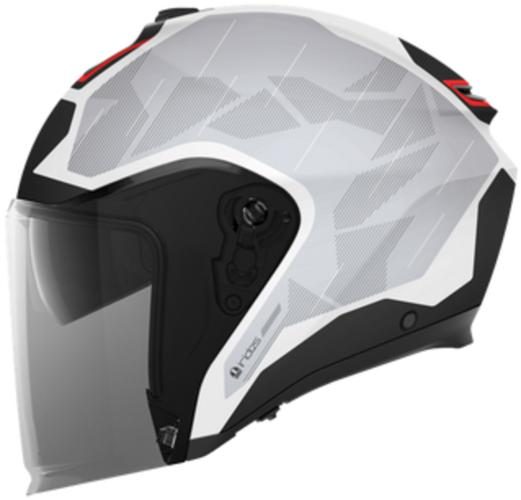 AGV Jethelm Irides Trieste - schwarz-weiss-rot