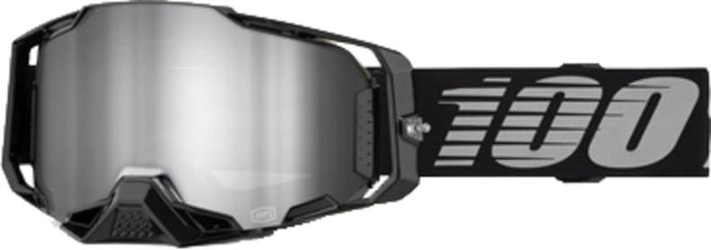 100percent Armega Goggle - black mirror silver lens