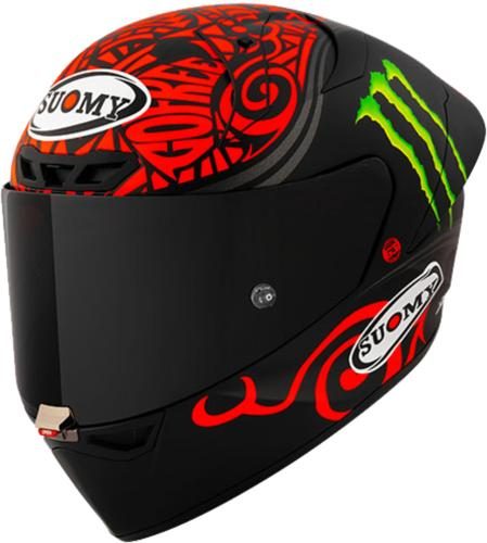 Suomy Integralhelm S1-XR GP Bagnaia Monster Replica 2024 - schwarz matt-rot