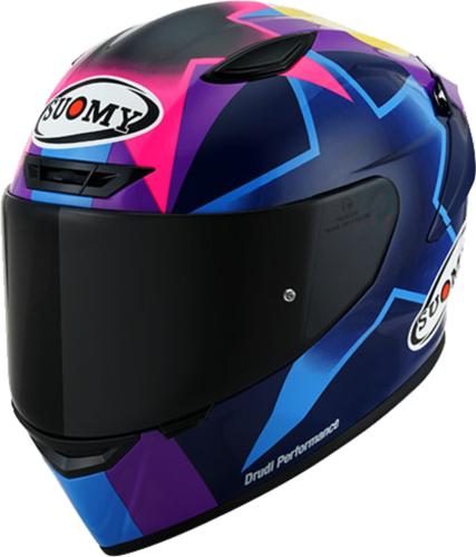 Suomy Integralhelm Track-1 Bastianini Replica - blau-violett-pink