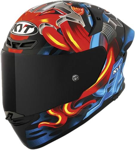 KYT Integralhelm TT-Revo Magnet - schwarz-rot-blau
