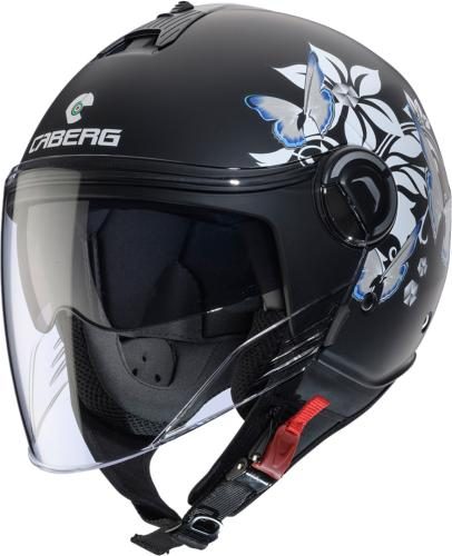 Caberg Jethelm Riviera V4X Mia - matt schwarz-weiss-grau